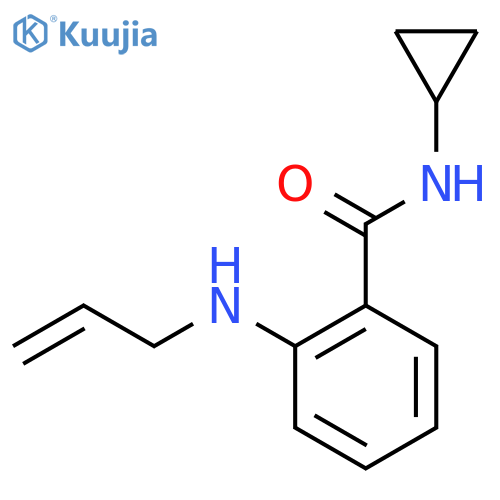 2-(Allylamino)-N-cyclopropylbenzamide structure