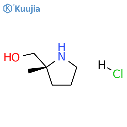 (2R)-2-Methylpyrrolidin-2-ylmethanol hydrochloride structure