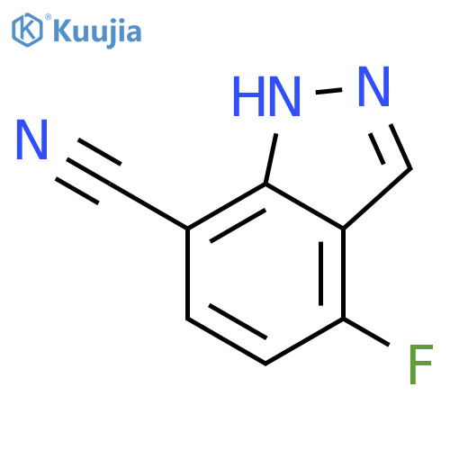 4-Fluoro-1H-indazole-7-carbonitrile structure