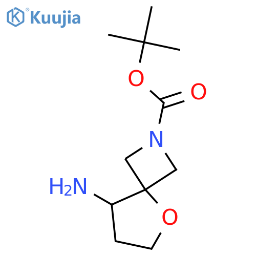 tert-butyl 8-amino-5-oxa-2-azaspiro[3.4]octane-2-carboxylate structure
