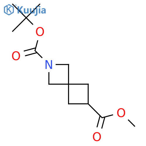 2-Tert-butyl 6-methyl 2-azaspiro[3.3]heptane-2,6-dicarboxylate structure