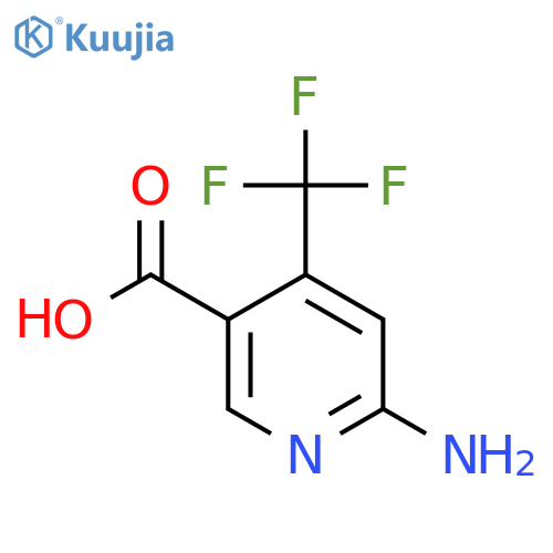 6-Amino-4-(trifluoromethyl)nicotinic acid structure