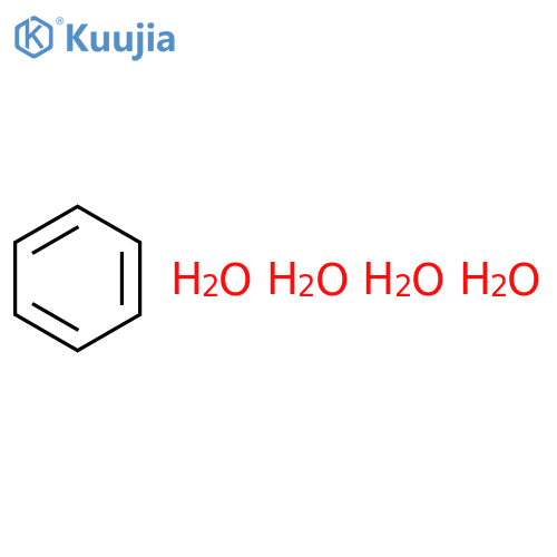 Benzene, tetrahydrate structure
