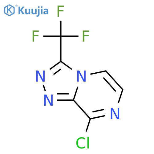 8-Chloro-3-(trifluoromethyl)-[1,2,4]triazolo[4,3-a]pyrazine structure