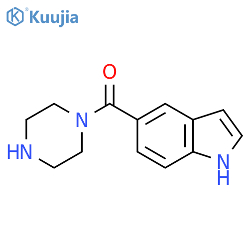 5-(Piperazine-1-carbonyl)-1H-indole structure