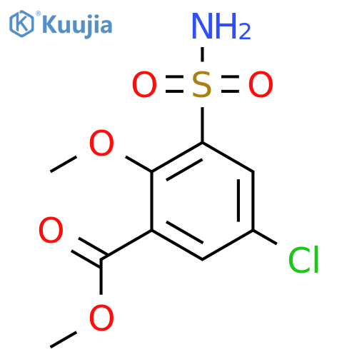 methyl 5-chloro-2-methoxy-3-sulfamoylbenzoate structure