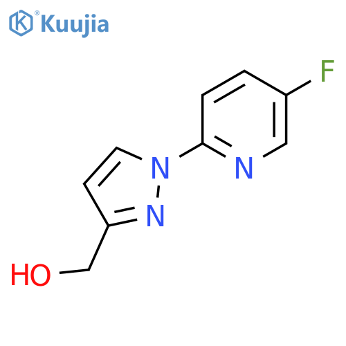 [1-(5-Fluoropyridin-2-yl)-1H-pyrazol-3-yl]methanol structure