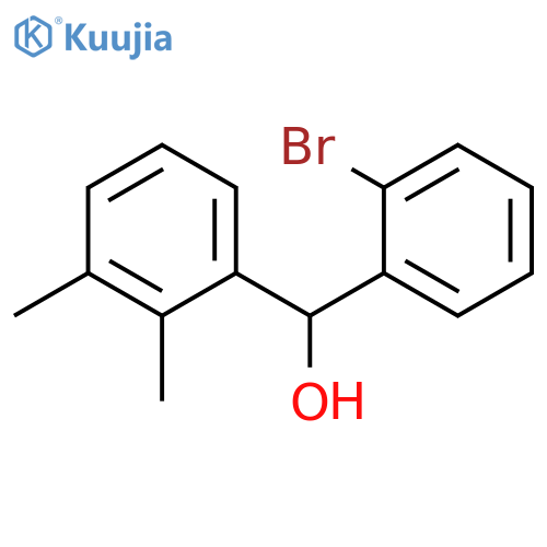 (2-bromophenyl)-(2,3-dimethylphenyl)methanol structure