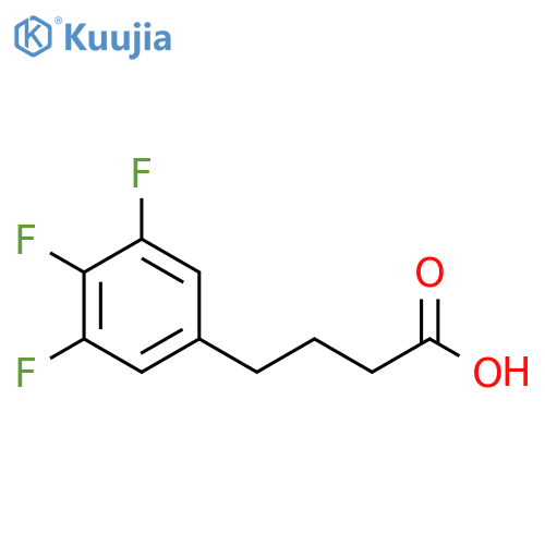 4-(3,4,5-trifluorophenyl)butanoic acid structure