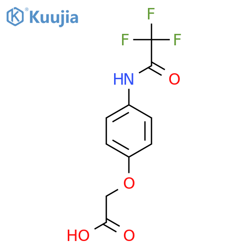 2-[4-(Trifluoroacetamido)phenoxy]acetic acid structure