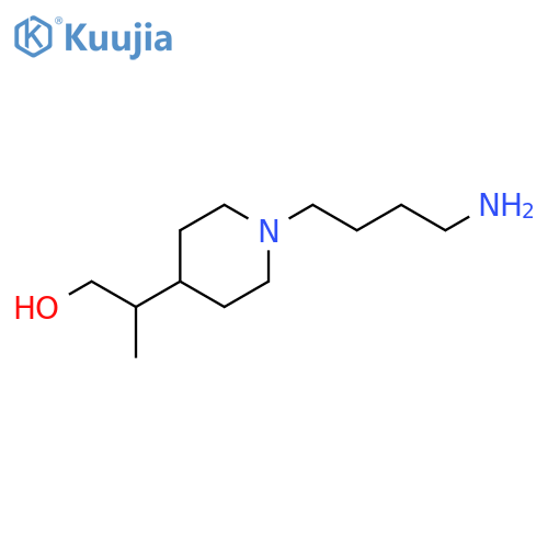 2-1-(4-aminobutyl)piperidin-4-ylpropan-1-ol structure