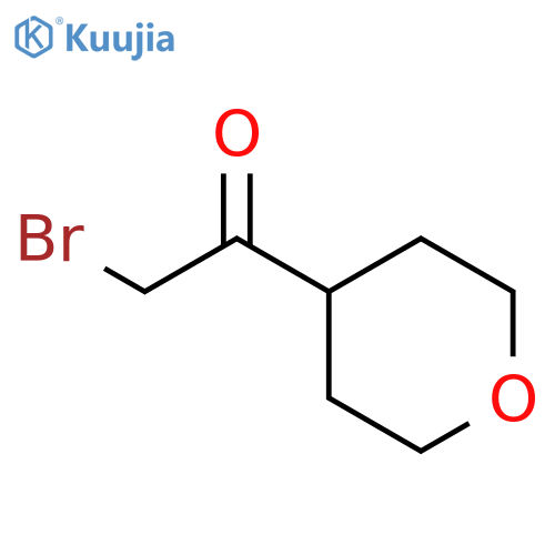 2-Bromo-1-(oxan-4-yl)ethan-1-one structure