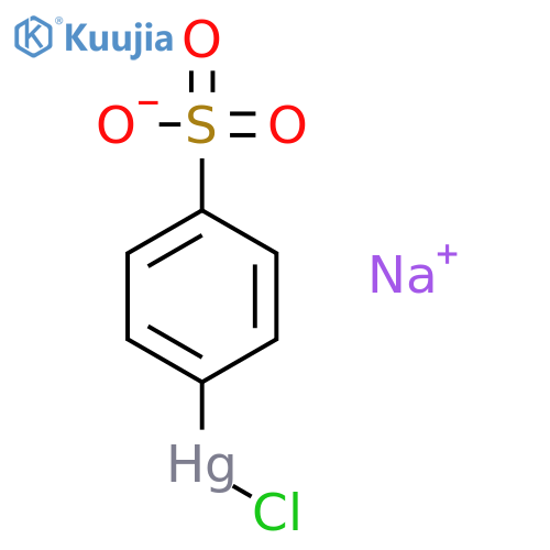 4-(Chloromercuri)benzenesulfonic Acid Sodium Salt structure