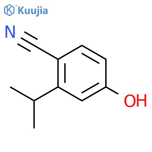 4-hydroxy-2-isopropylbenzonitrile structure