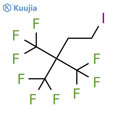 1,1,1-Trifluoro-4-iodo-2,2-bis(trifluoromethyl)butane structure