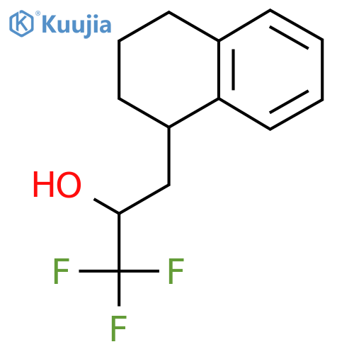1,1,1-trifluoro-3-(1,2,3,4-tetrahydronaphthalen-1-yl)propan-2-ol structure