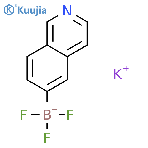 Potassium trifluoro(isoquinolin-6-yl)borate structure