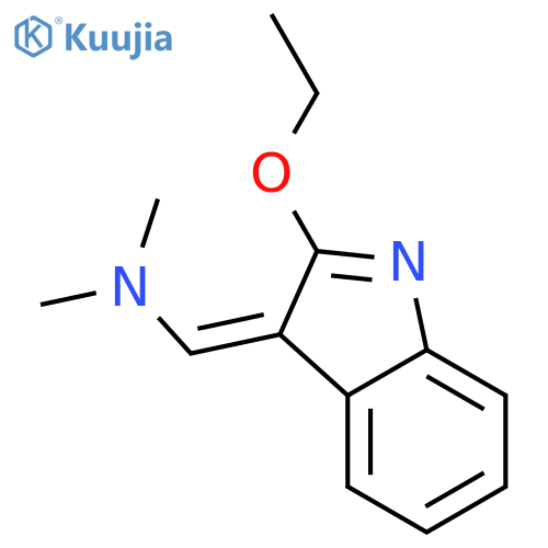 Methanamine,1-(2-ethoxy-3H-indol-3-ylidene)-N,N-dimethyl-, (Z)- (9CI) structure