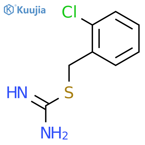 {(2-chlorophenyl)methylsulfanyl}methanimidamide structure