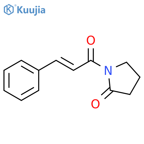 2-Pyrrolidinone, 1-[(2E)-1-oxo-3-phenyl-2-propen-1-yl]- structure