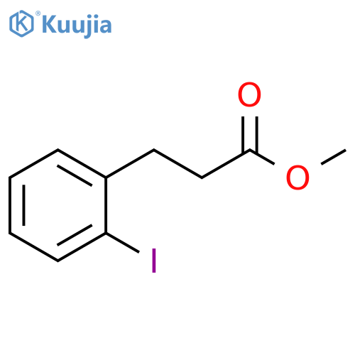 Benzenepropanoic acid, 2-iodo-, methyl ester structure