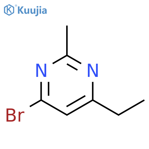 4-bromo-6-ethyl-2-methylpyrimidine structure