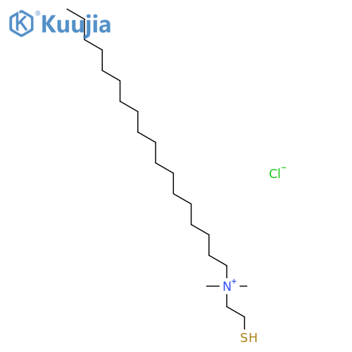 1-Octadecanaminium, N-(2-mercaptoethyl)-N,N-dimethyl-, chloride structure
