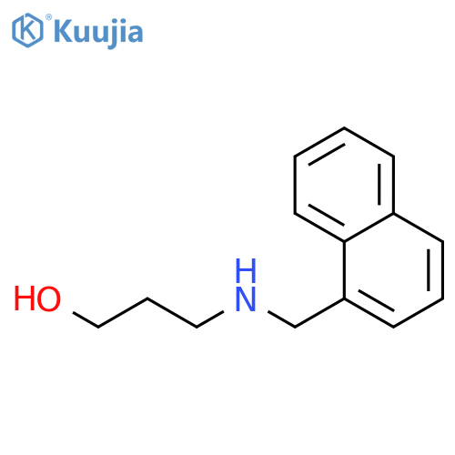 3-(1-naphthylmethyl)amino-1-propanol structure