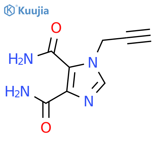 1-(2-propyn-1-yl)-1H-Imidazole-4,5-dicarboxamide structure