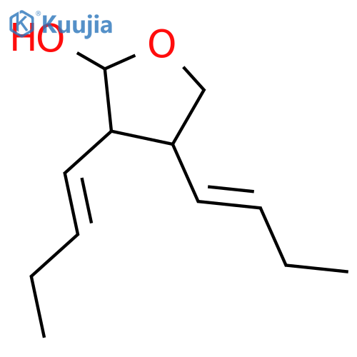 3,4-Di-1-butenyltetrahydro-2-furanol structure