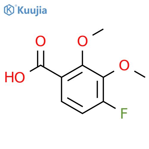 4-Fluoro-2,3-dimethoxybenzoic acid structure