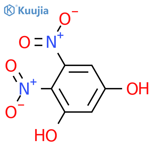 4,5-Dinitro-1,3-benzenediol structure