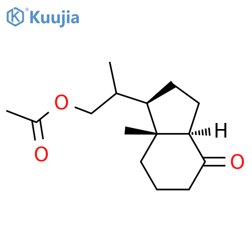 (S)-2-((1R,3Ar,7aR)-7a-methyl-4-oxooctahydro-1H-inden-1-yl)propyl acetate structure