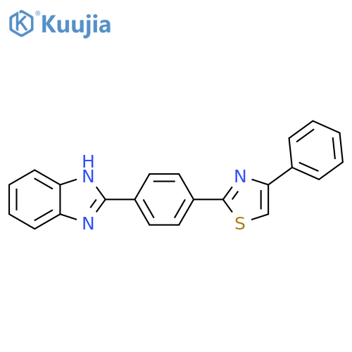 2-[4-(2-Benzimidazolyl)phenyl]-4-phenylthiazole structure