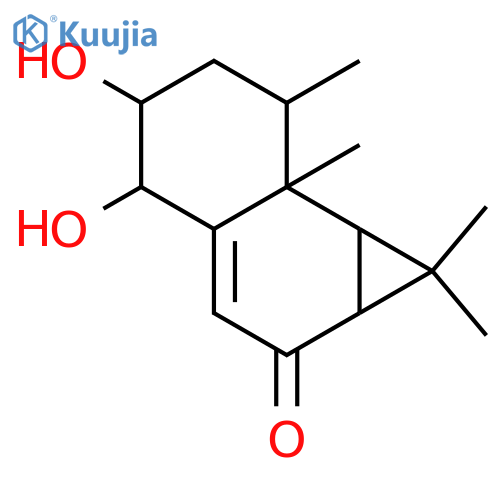 1,2-Dihydroxy-9-aristolen-8-one; (1α,2α)-form structure