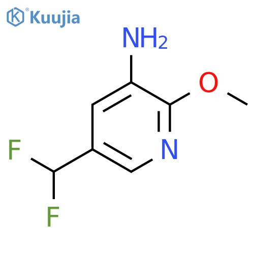 5-(Difluoromethyl)-2-methoxypyridin-3-amine structure