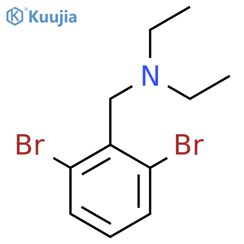 (2,6-Bromobenzyl)-diethylamine structure