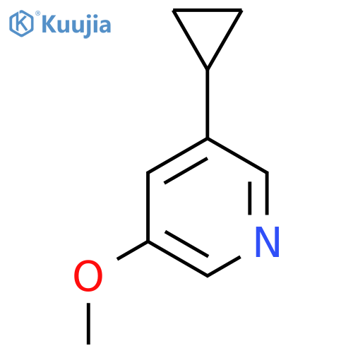 5-Cyclopropyl-3-methoxypyridine structure