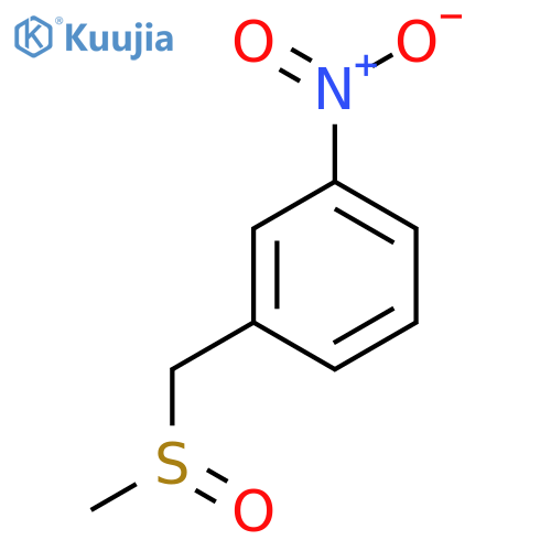 1-((Methylsulfinyl)methyl)-3-nitrobenzene structure