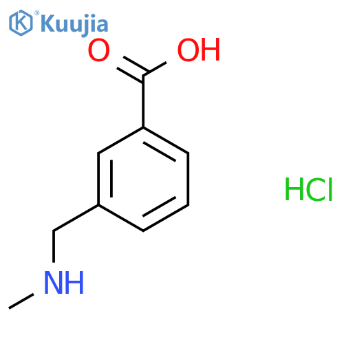 3-Methylaminomethyl-benzoic acid hydrochloride structure