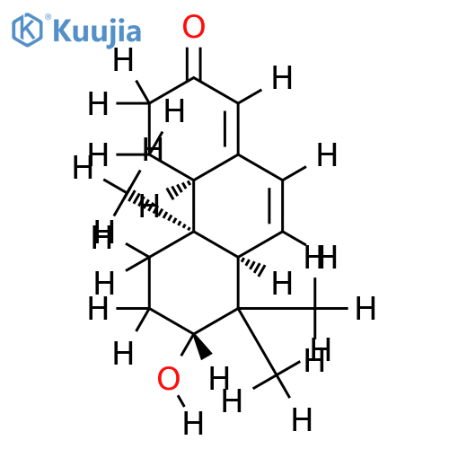 3alpha-hydroxypodocarpa-6,8(14)-dien-13-one structure