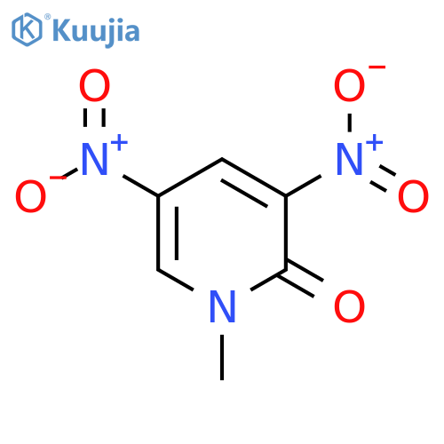 1-methyl-3,5-dinitro-pyridin-2-one structure