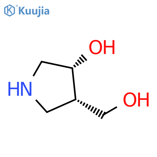 (3S, 4R)-4-Hydroxymethyl-pyrrolidin-3-ol structure