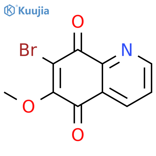 5,8-Quinolinedione,7-bromo-6-methoxy- structure