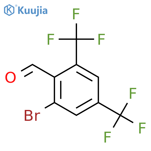 2-Bromo-4,6-bis(trifluoromethyl)benzaldehyde structure