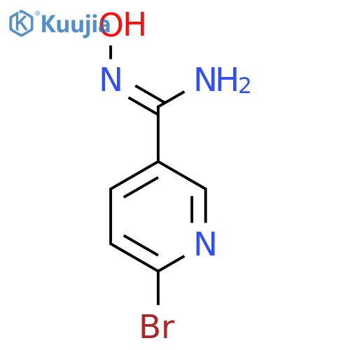 6-Bromo-N'-hydroxypyridine-3-carboximidamide structure