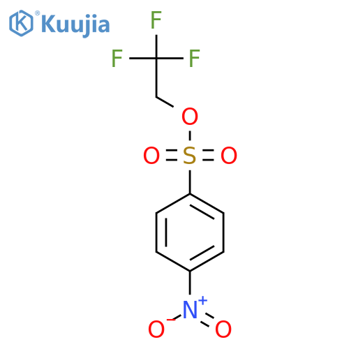 2,2,2-trifluoroethyl 4-nitrobenzene-1-sulfonate structure