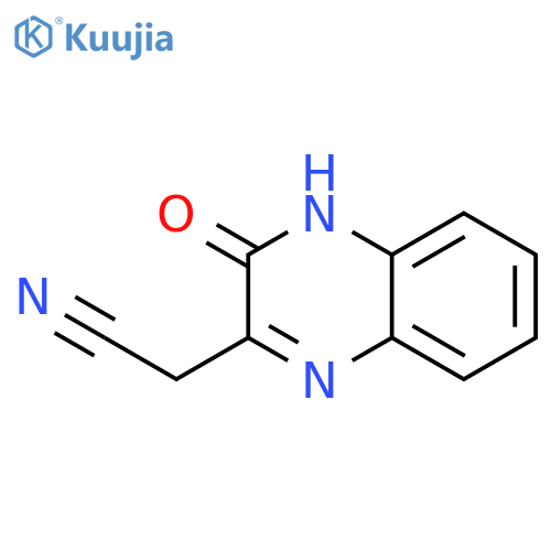 2-Quinoxalineacetonitrile,3,4-dihydro-3-oxo- structure