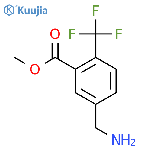 Methyl 5-(aminomethyl)-2-(trifluoromethyl)benzoate structure