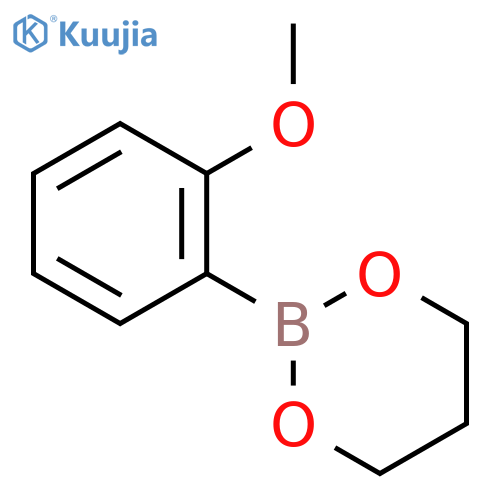 2-(2-Methoxyphenyl)-1,3,2-dioxaborinane structure